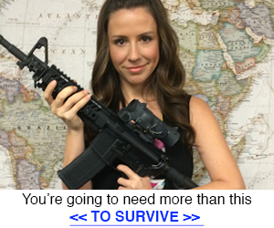 Empowered Woman with M4